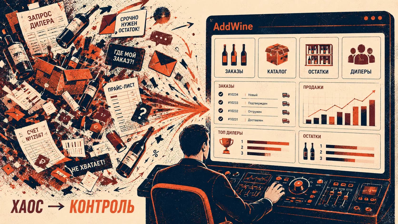 Дилерский e-commerce: как B2B-кабинет на AddWine снимает хаос и возвращает контроль