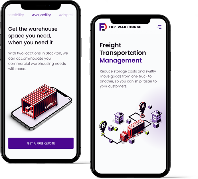Скриншот интерфейса логистической компании