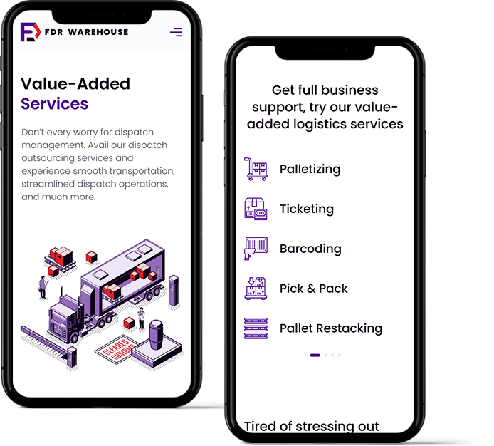 Скриншот интерфейса логистической компании