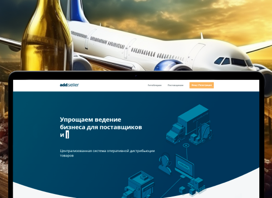 Скриншот интерфейса AddSeller