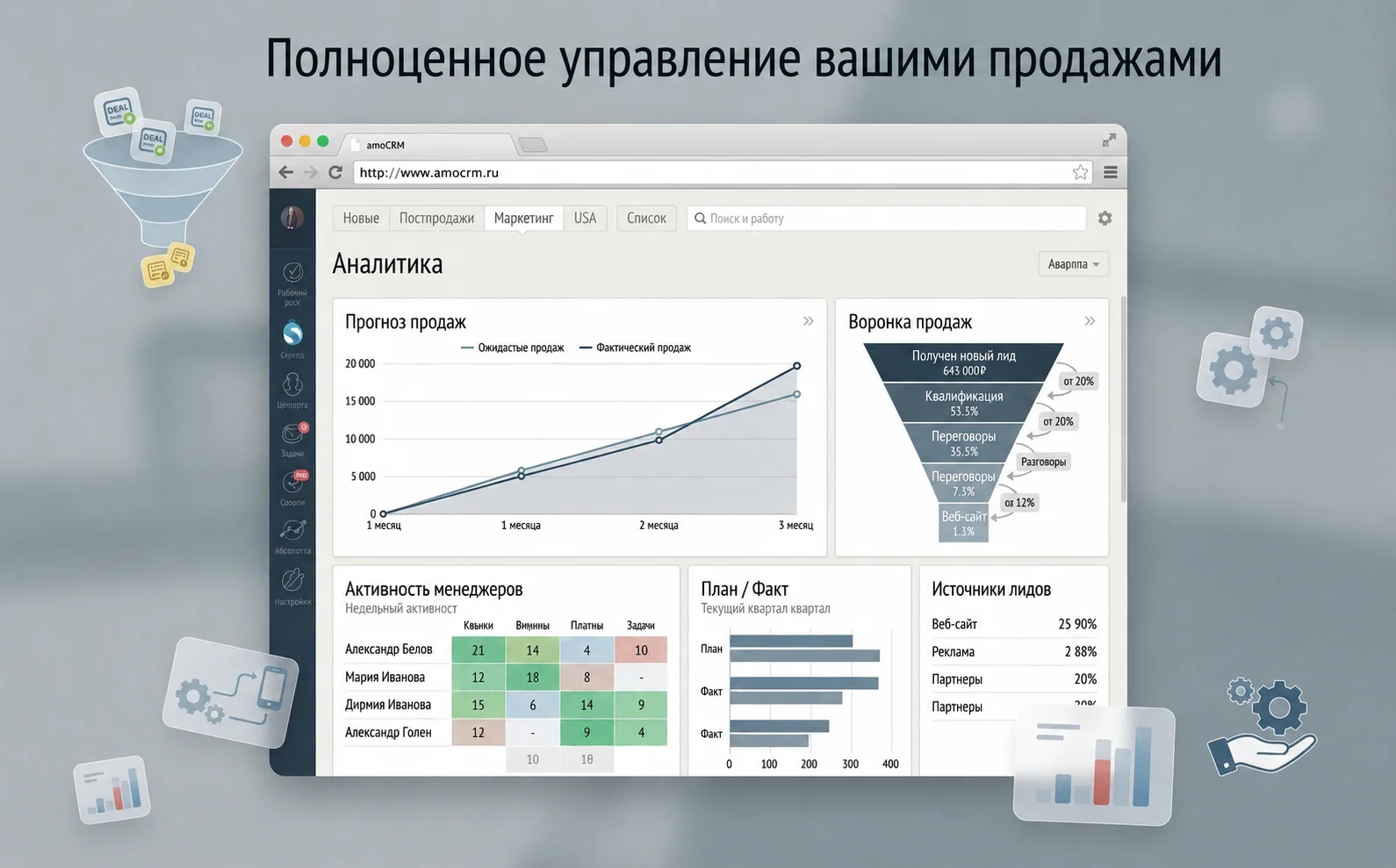 amoCRM screenshot