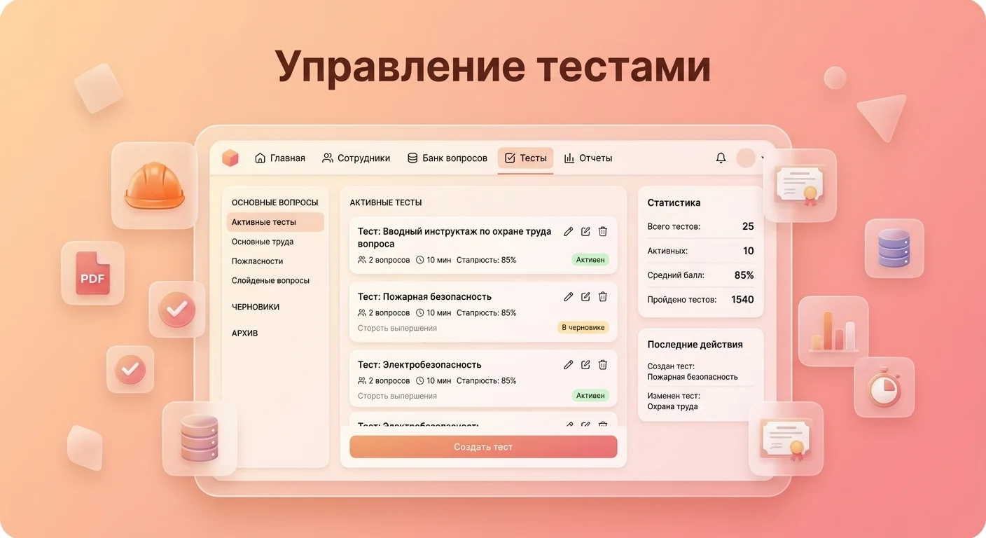 Тесты по охране труда screenshot